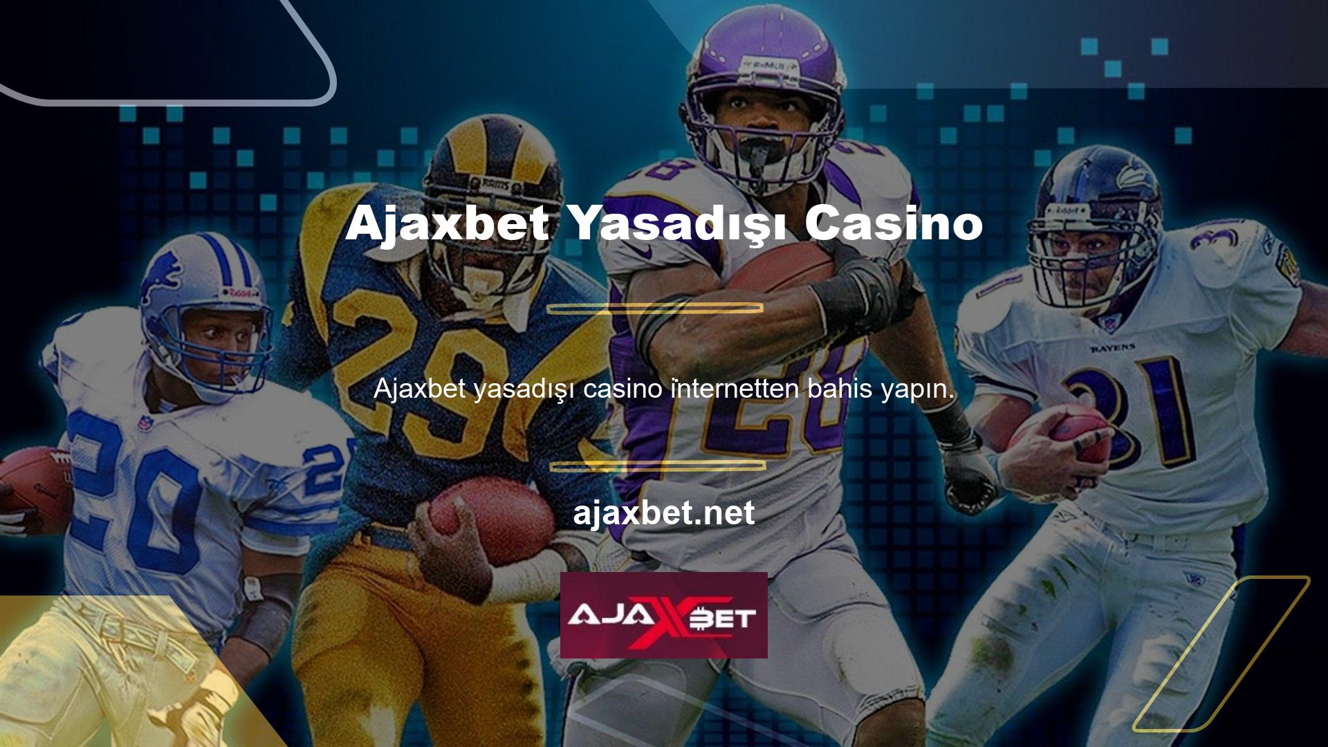Ajaxbet, yasadışı bir casino sitesi tasarımı nedeniyle üyeleri tarafından övgüyle karşılandı