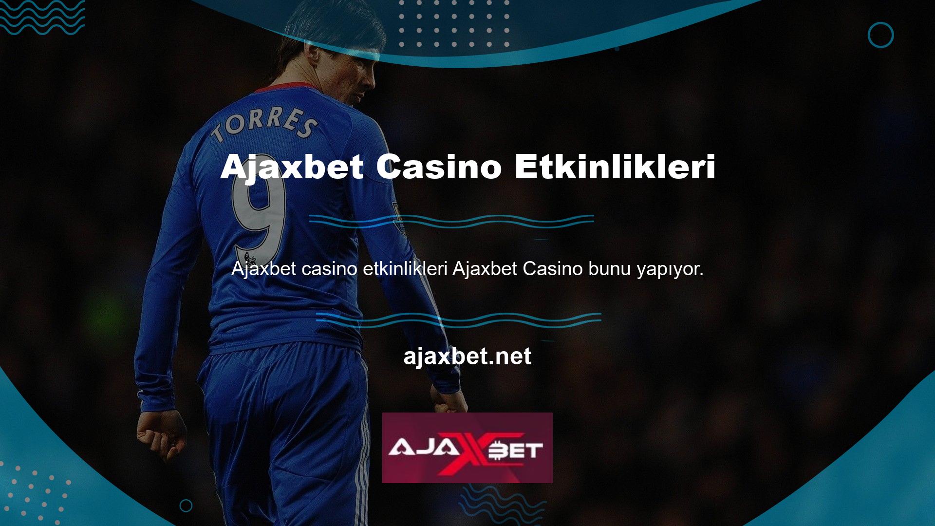 Ajaxbet Casino, sitede kazançlarla ilgili en kazanan hizmetlerden biridir